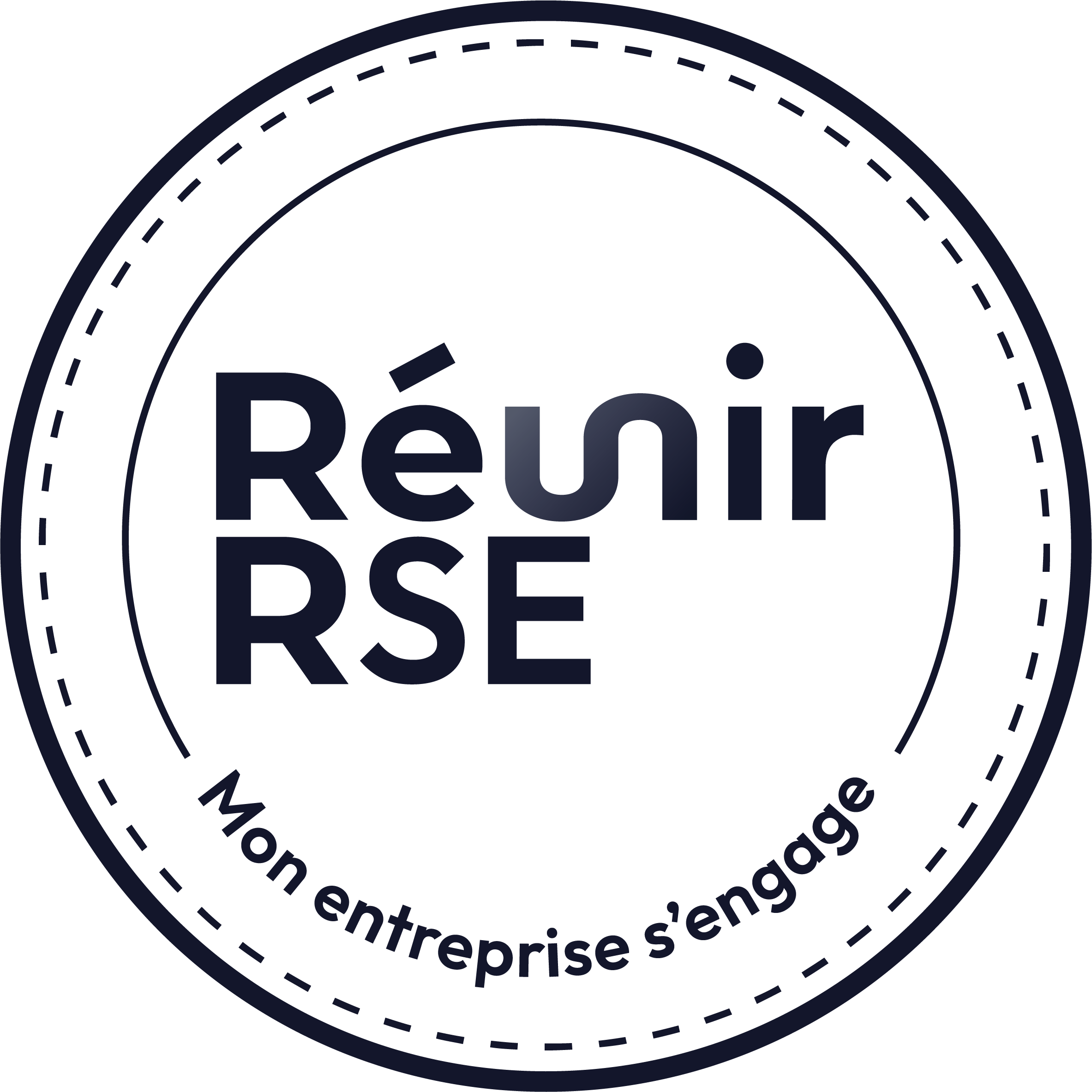Logo RSE REUNIR mon entreprise s engage